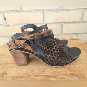 Bueno Peep Toe Heels